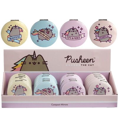 Pusheen lo specchio compatto Cat Pusheenicorn