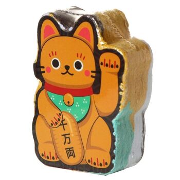 Serviette de voyage compressée Maneki Neko Lucky Cat 4