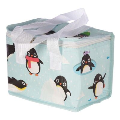 Woven Cool Bag Lunch Bag - Huddle Penguins