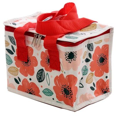 Woven Cool Bag Lunch Bag - Poppy Fields Pick of the Bunch