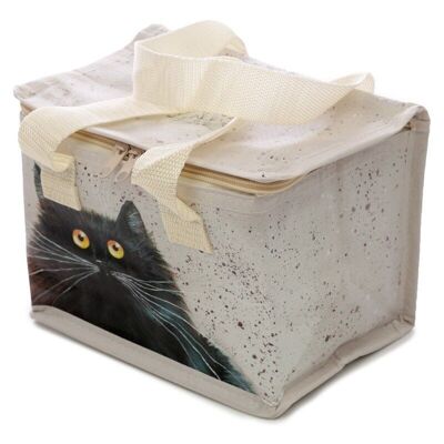 Woven Cool Bag Lunch Bag - Kim Haskins Cat