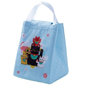 Sac à lunch pliable Cool Bag - Maneki Neko Lucky Cat 2