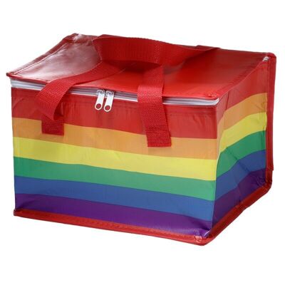 RPET wiederverwendbare Picknick-Kühltasche – Regenbogenflagge