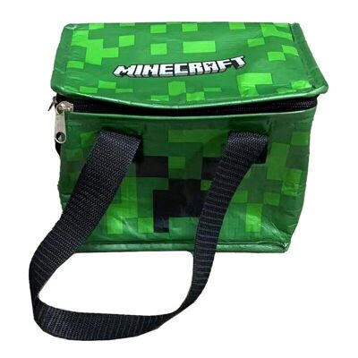RPET Reusable Cool Bag Lunch Bag - Minecraft Creeper