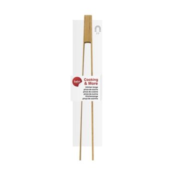 Pince de cuisine, Cooking & More, 30 cm, bambou 2