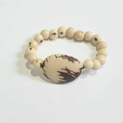 Aline Marble Bracelet - White