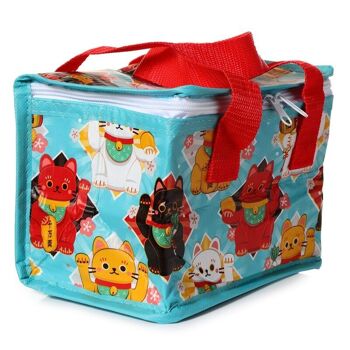 Sac isotherme réutilisable RPET - Chat porte-bonheur Maneki Neko 4