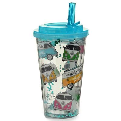 Shatterproof VW T1 Camper Bus Surf Double Walled Cup