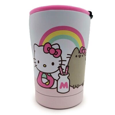 Hello Kitty & Pusheen Isolierbecher für Speisen und Getränke, 300 ml