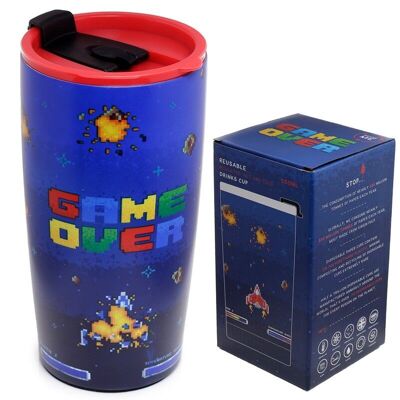 Gobelet isotherme Game Over Steel 500 ml