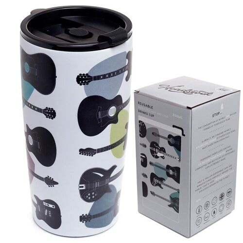 Headstock Guitar Insulated Food & Drink Cup 500ml