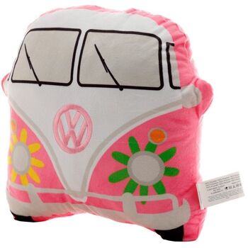 Coussin d'amour d'été en forme de bus de camping-car Volkswagen VW T1 en peluche 3