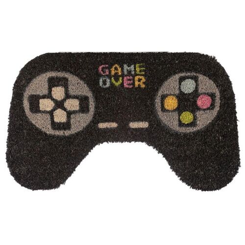 Game Over Game Controller Shaped Coir Door Mat