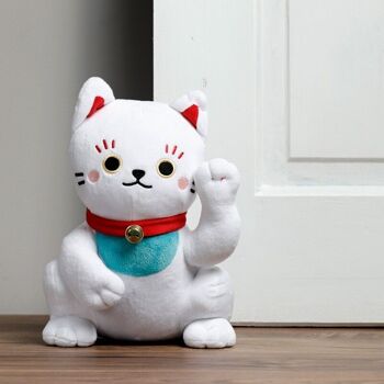 Peluche Maneki Neko Lucky Cat Butoir de porte 2