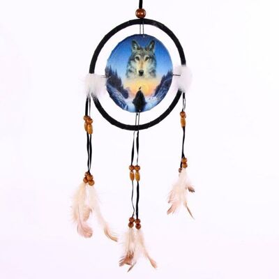 Cosmic Wolf Dreamcatcher 16cm