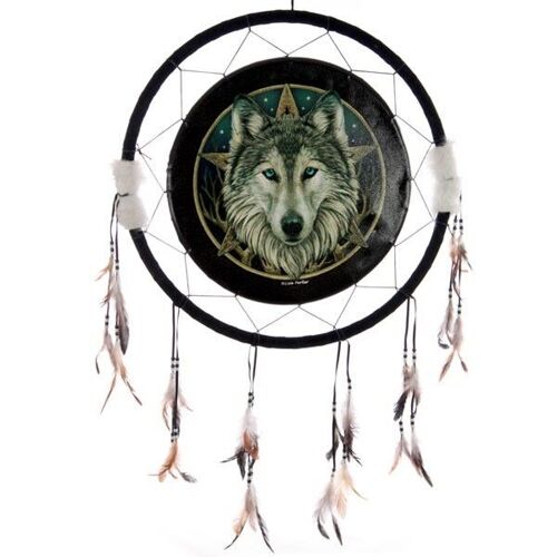 Lisa Parker Wolf Head Dreamcatcher 60cm