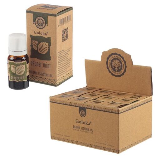 Goloka Peppermint Natural Essential Oil 10ml