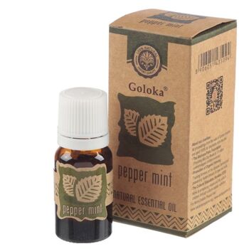 Goloka Menthe Poivrée Huile Essentielle Naturelle 10ml 5