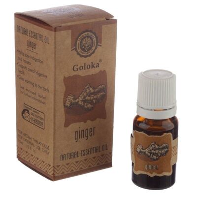 Aceite esencial natural de jengibre de Goloka 10ml