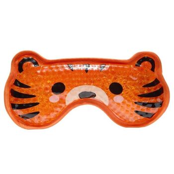 Masque pour les yeux en gel doublé de peluche tigre d'Adoramals 1