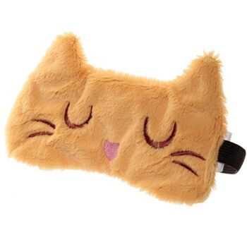 Masque pour les yeux de chat en peluche Feline Fine 3