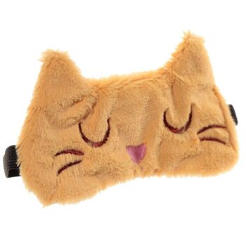 Masque pour les yeux de chat en peluche Feline Fine 9