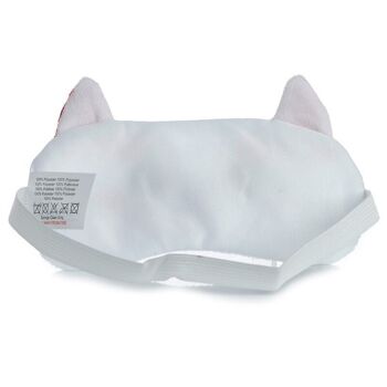 Masque pour les yeux du chat chanceux Maneki Neko en peluche 3