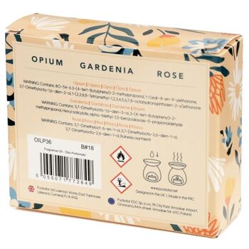 Coffret de 3 Huiles Parfumées - Rose, Gardénia, Opium 3