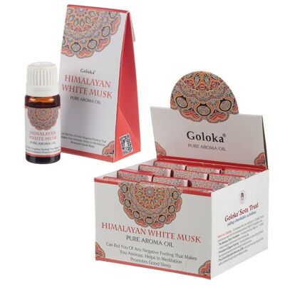 Goloka Olio aromatico Muschio bianco dell'Himalaya 10ml