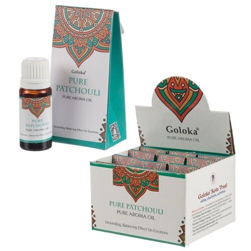 Goloka Aroma Oil Pure Patchouli 10ml