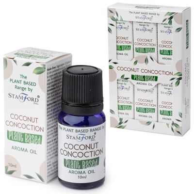 Aceite aromático a base de plantas de Stamford - Mezcla de coco 10 ml