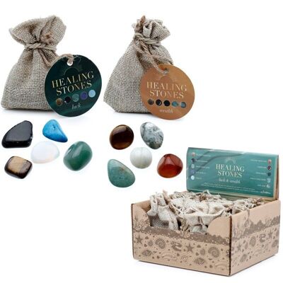 Set of 5 Luck & Wealth Stones