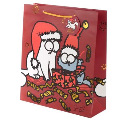 Christmas 2020 Simon's Cat Gift Bag - Extra Large