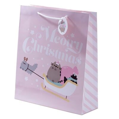 Pusheen Cat Christmas Gift Bag - Extra Large