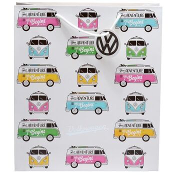 Sac cadeau Camper Bus VW T1 Surf Adventure - Très grand 3