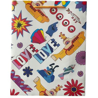 Bolsa de regalo LOVE de The Beatles Yellow Submarine - Grande