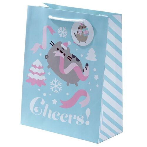 Pusheen Cat Christmas Gift Bag - Large