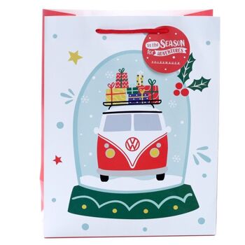 Sac cadeau de Noël Volkswagen Camper Bus VW T1 - Grand 3