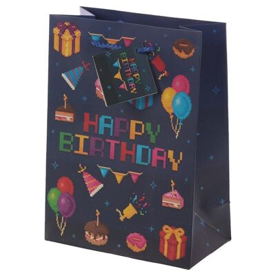 Game Over Happy Birthday Gift Bag - Medium