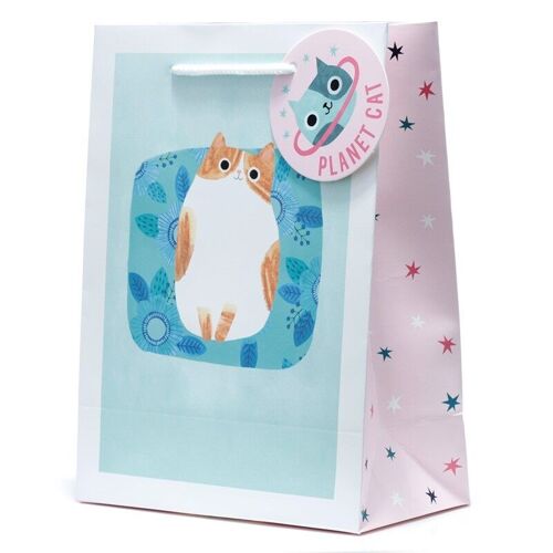 Angie Rozelaar Planet Cat Gift Bag - Medium