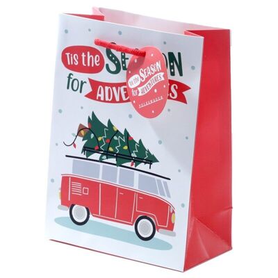 Borsa regalo natalizia Volkswagen Camper Bus VW T1 - Media