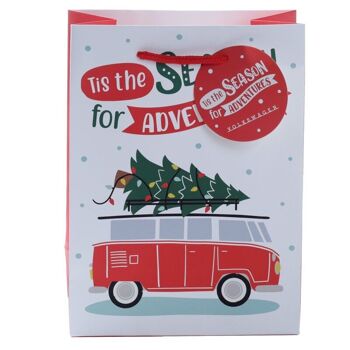 Sac cadeau de Noël Volkswagen Camper Bus VW T1 - Moyen 3
