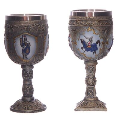 Decorative Medieval Knight Goblet