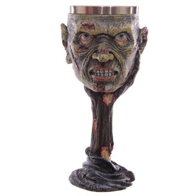 Calice decorativo con testa di zombi (imballaggio sfuso)