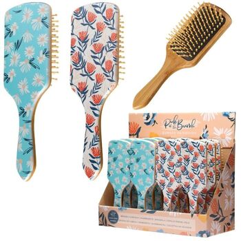 Pick of The Bunch 2021 Designs Grande brosse à cheveux en bambou 1