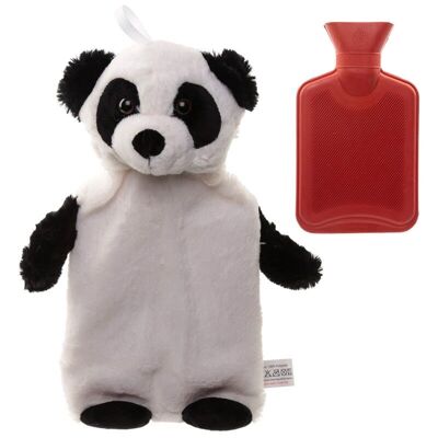 Pandarama 1L Hot Water Bottle with Plush Cover