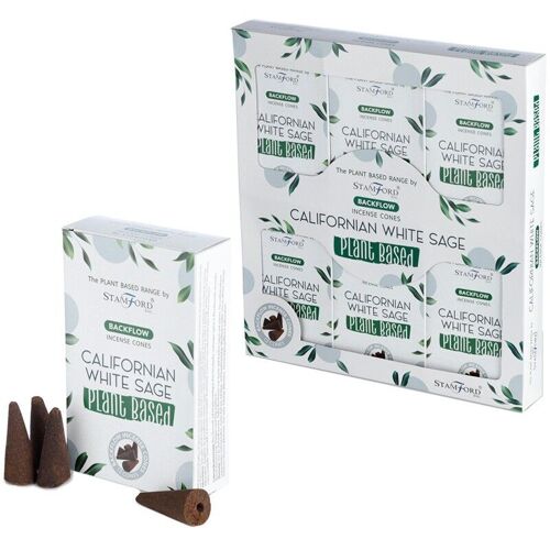 46401 Stamford Plant Backflow Incense Cones Californian Sage