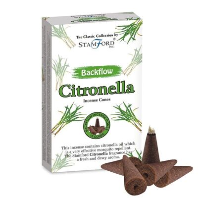 37423 Stamford Backflow Incense Cones - Citronella