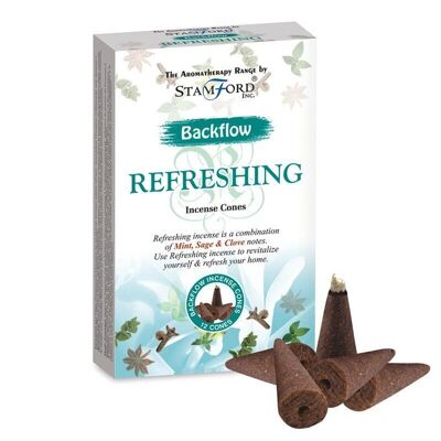 37463 Stamford Backflow Incense Cones - Refreshing