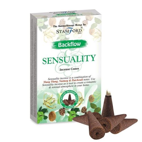 37465 Stamford Backflow Incense Cones - Sensuality